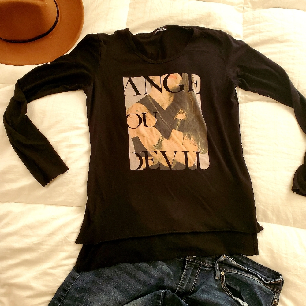 Zara graphic tee